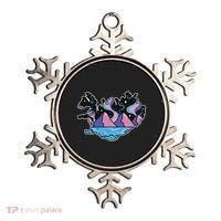Northern Lights Island Map Ornament thumb 0
