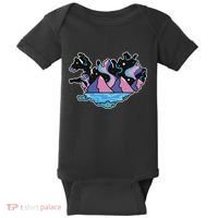 Northern Lights Island Map Baby Bodysuit thumb 0