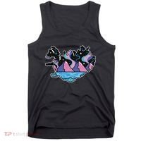 Northern Lights Island Map Tank Top thumb 0