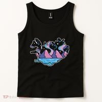 Northern Lights Island Map Tank Top thumb 2