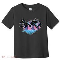 Northern Lights Island Map Toddler T-Shirt thumb 0