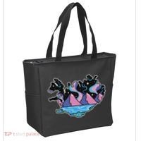 Northern Lights Island Map Tote Bag thumb 2