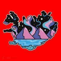 Northern Lights Island Map Santa Hat thumb 1