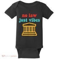 No Law Just Vibes Baby Bodysuit thumb 0