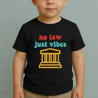 No Law Just Vibes Toddler T-Shirt thumb 2
