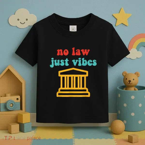 No Law Just Vibes Toddler T-Shirt