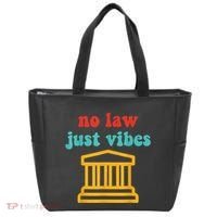 No Law Just Vibes Tote Bag thumb 0