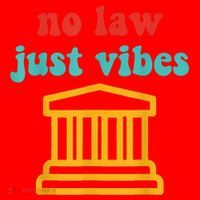 No Law Just Vibes Santa Hat thumb 1