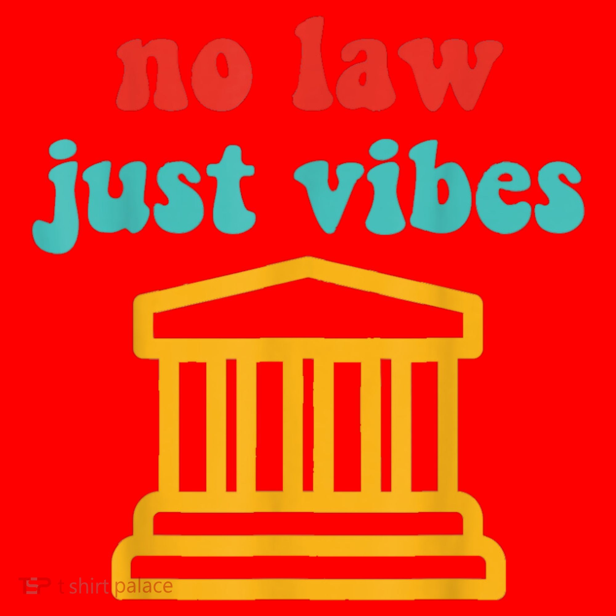 No Law Just Vibes Santa Hat
