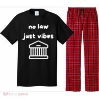 No Law Just Vibes Pajama Set thumb 0