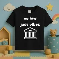 No Law Just Vibes Toddler T-Shirt thumb 3