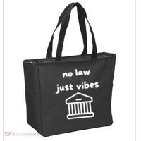 No Law Just Vibes Tote Bag thumb 2