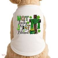 Not Lucky Just-Blessed Irish Christian Cross St Patricks Day Doggie Tank thumb 0