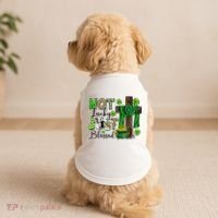 Not Lucky Just-Blessed Irish Christian Cross St Patricks Day Doggie Tank thumb 2