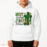 Not Lucky Just-Blessed Irish Christian Cross St Patricks Day Hoodie thumb 2