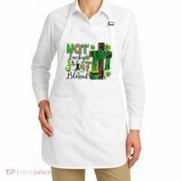 Not Lucky Just-Blessed Irish Christian Cross St Patricks Day Apron thumb 2
