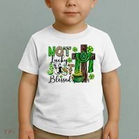Not Lucky Just-Blessed Irish Christian Cross St Patricks Day Toddler T-Shirt thumb 2