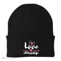 Nurse Life Love Doctors Medical Rn Lpn Gift Beanie thumb 0
