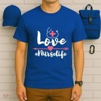 Nurse Life Love Doctors Medical Rn Lpn Gift T-Shirt thumb 6