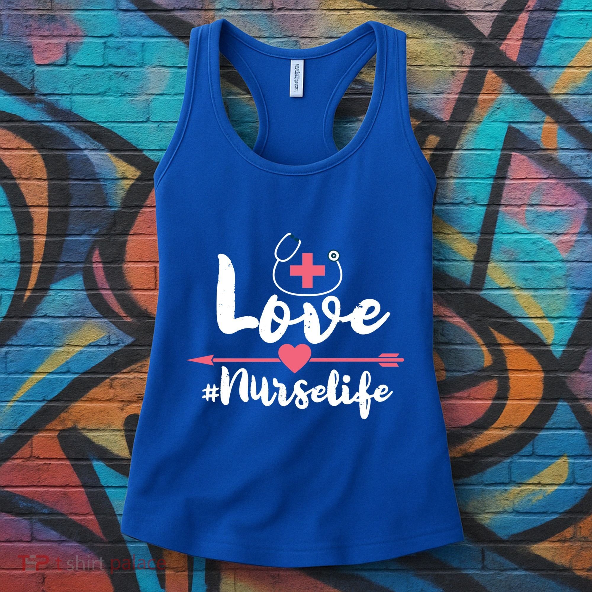 Nurse Life Love Doctors Medical Rn Lpn Gift Women's Tank Top