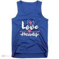 Nurse Life Love Doctors Medical Rn Lpn Gift Tank Top thumb 0