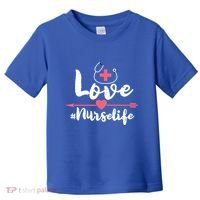 Nurse Life Love Doctors Medical Rn Lpn Gift Toddler T-Shirt thumb 0