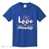 Nurse Life Love Doctors Medical Rn Lpn Gift Kids T-Shirt thumb 0