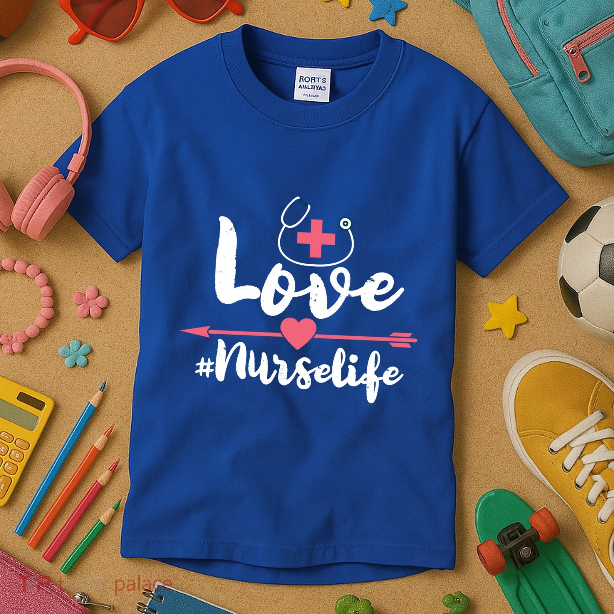 Nurse Life Love Doctors Medical Rn Lpn Gift Kids T-Shirt