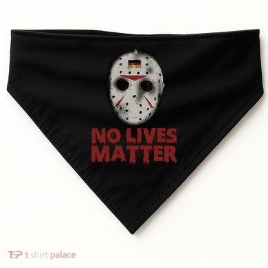 No Lives Matter Horror Halloween Jason USA-Made Doggie Bandana