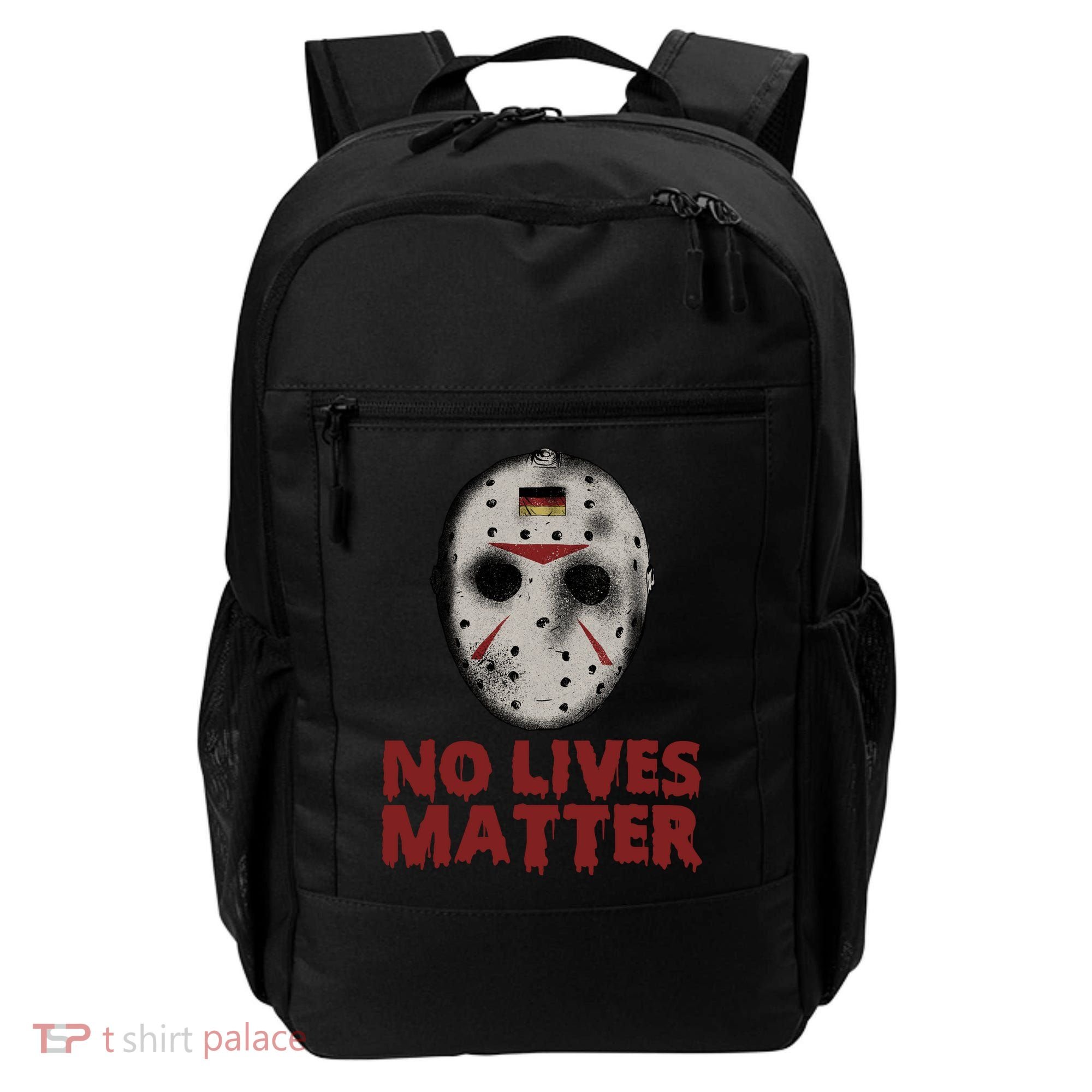 No Lives Matter Horror Halloween Jason Backpack