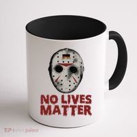 No Lives Matter Horror Halloween Jason Coffee Mug thumb 1