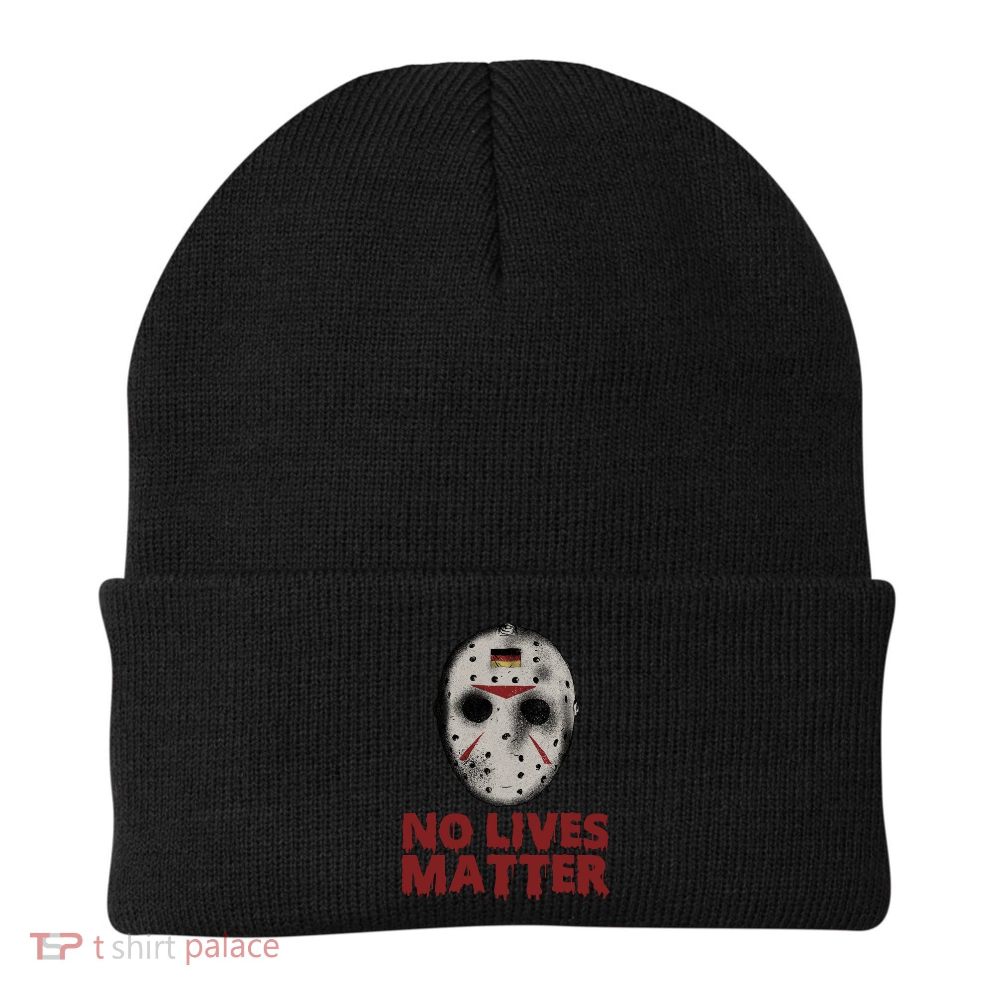 No Lives Matter Horror Halloween Jason Beanie