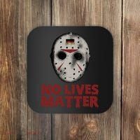 No Lives Matter Horror Halloween Jason Coaster thumb 0