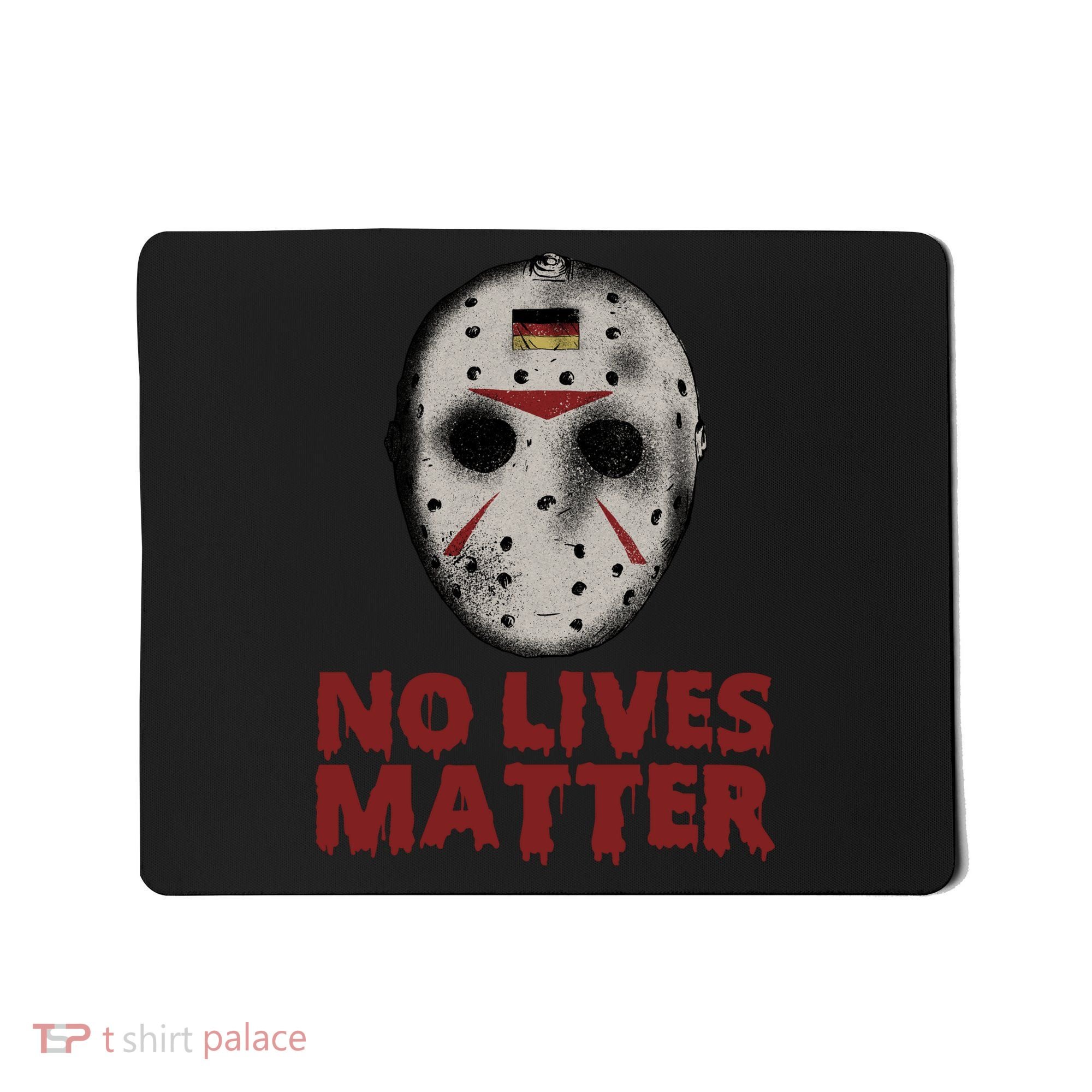 No Lives Matter Horror Halloween Jason Mousepad