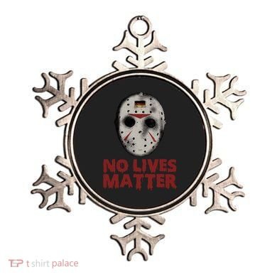 No Lives Matter Horror Halloween Jason Ornament