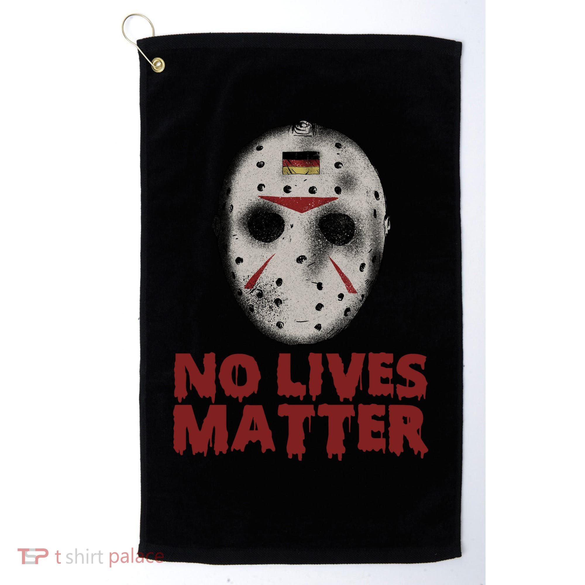 No Lives Matter Horror Halloween Jason Golf Towel