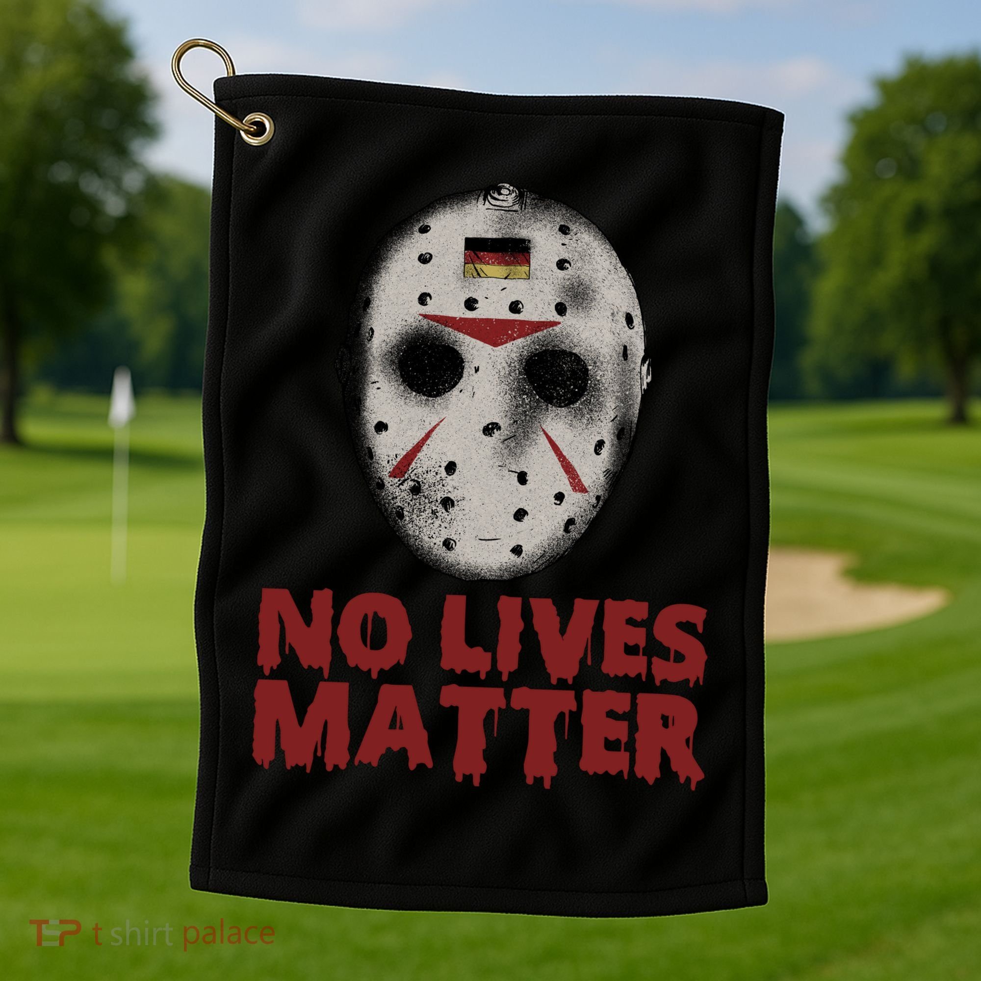 No Lives Matter Horror Halloween Jason Golf Towel