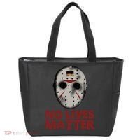 No Lives Matter Horror Halloween Jason Tote Bag thumb 0