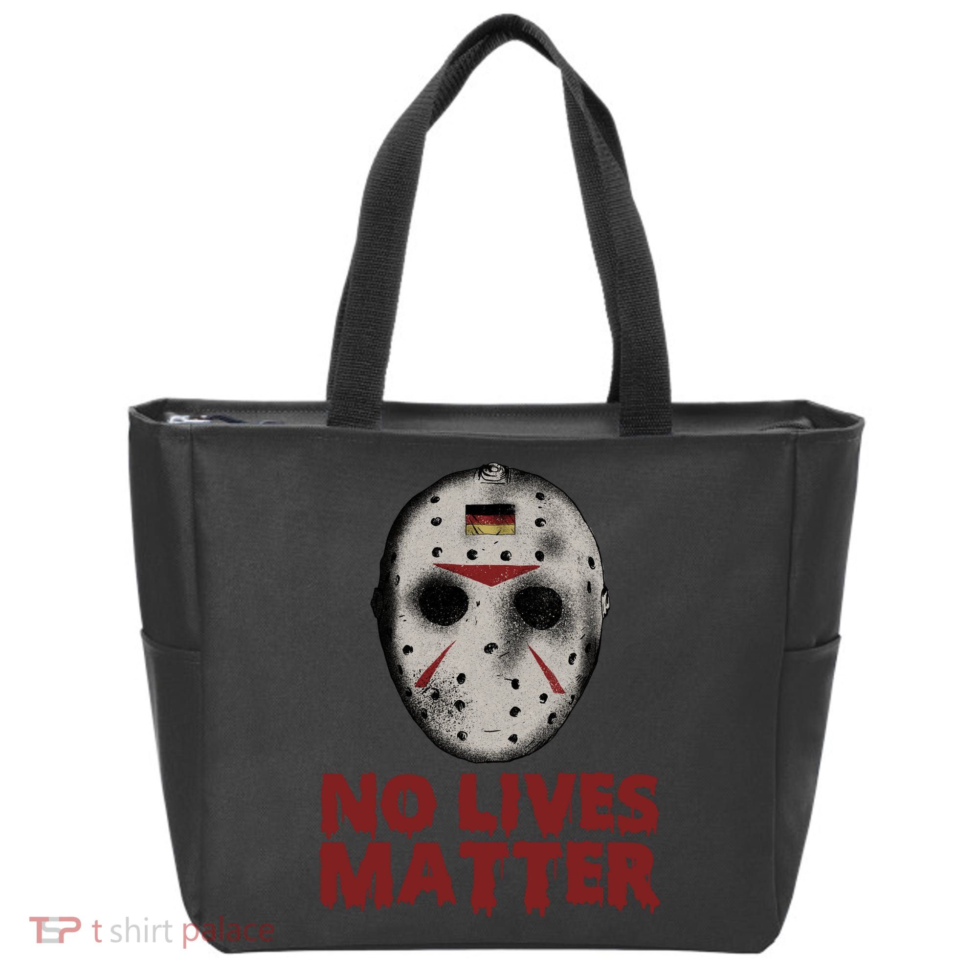 No Lives Matter Horror Halloween Jason Tote Bag