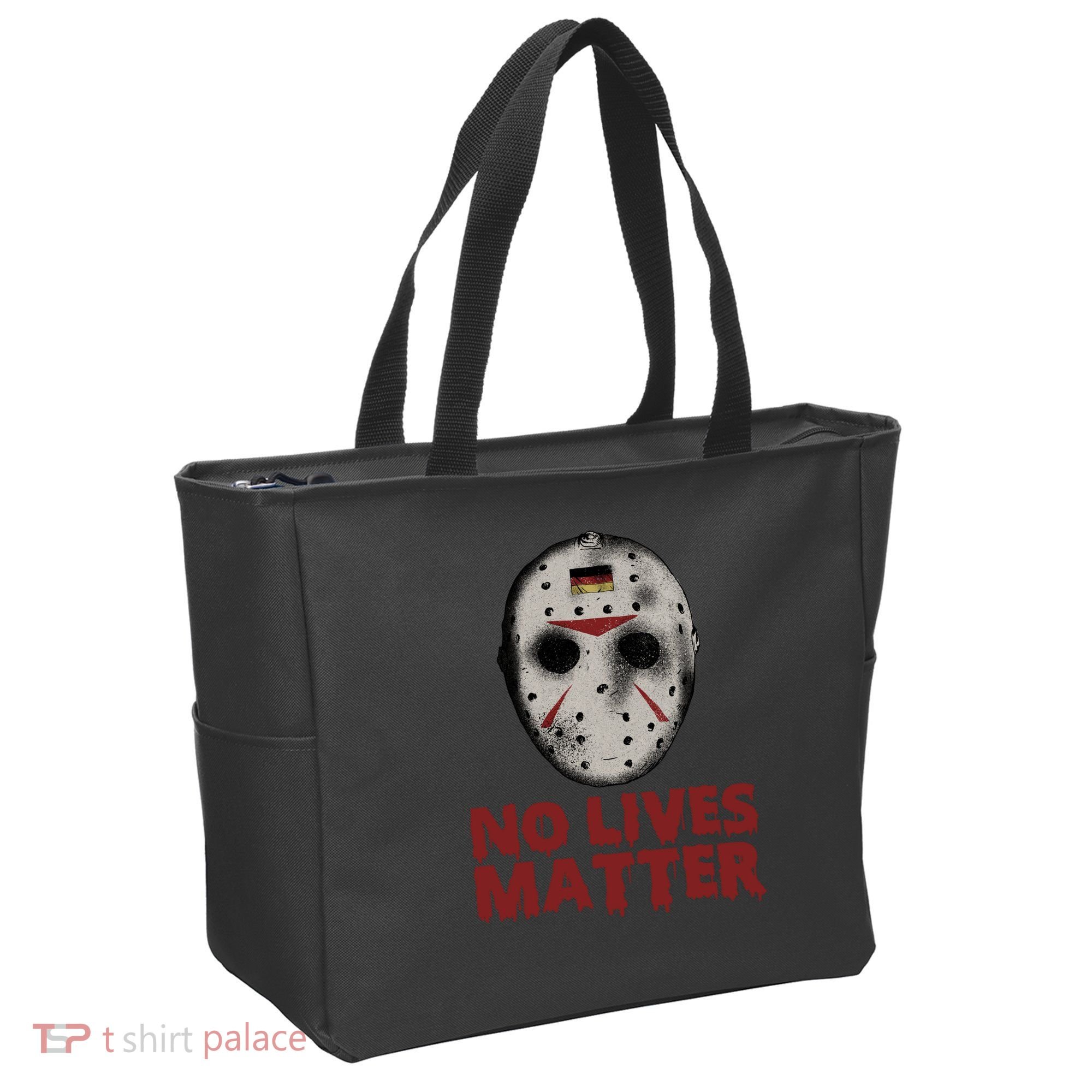 No Lives Matter Horror Halloween Jason Tote Bag