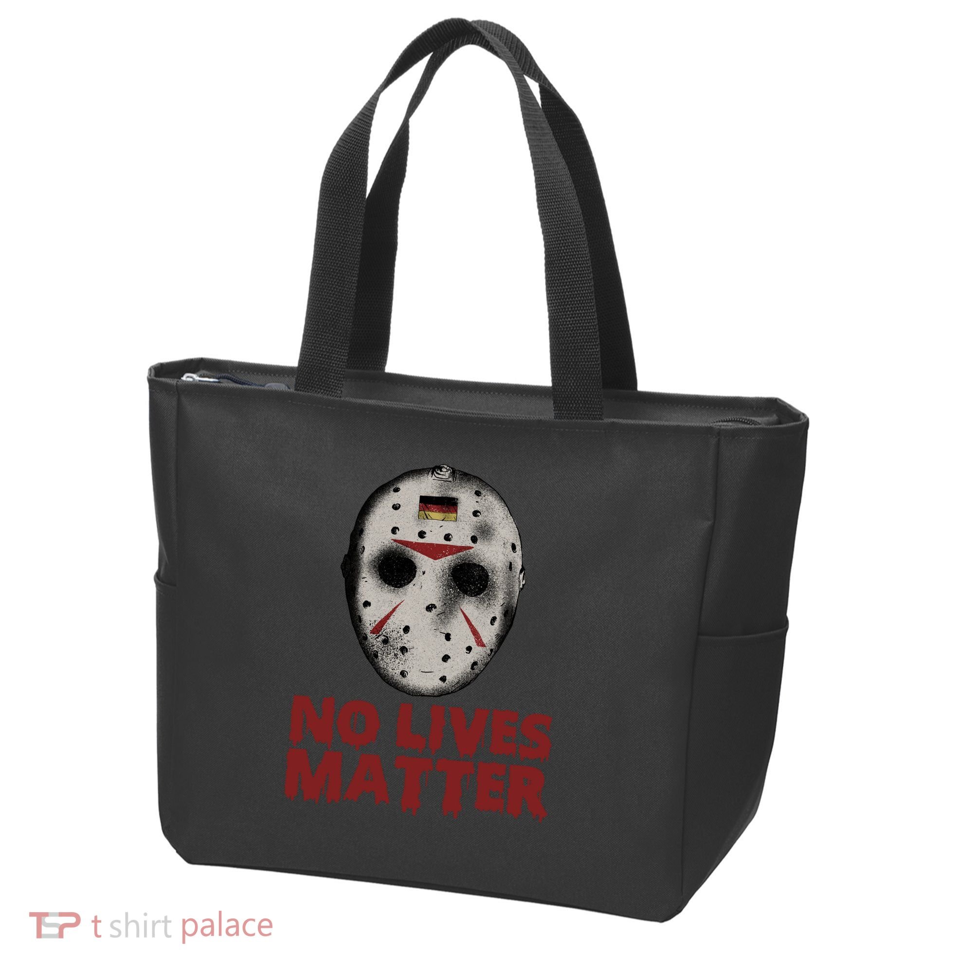 No Lives Matter Horror Halloween Jason Tote Bag