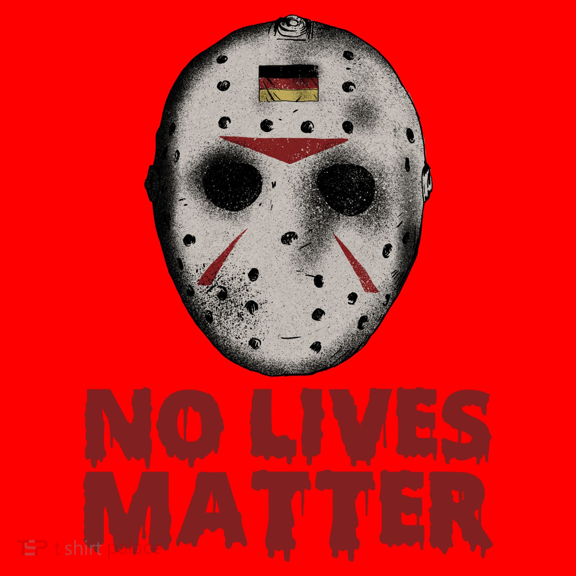 No Lives Matter Horror Halloween Jason Santa Hat
