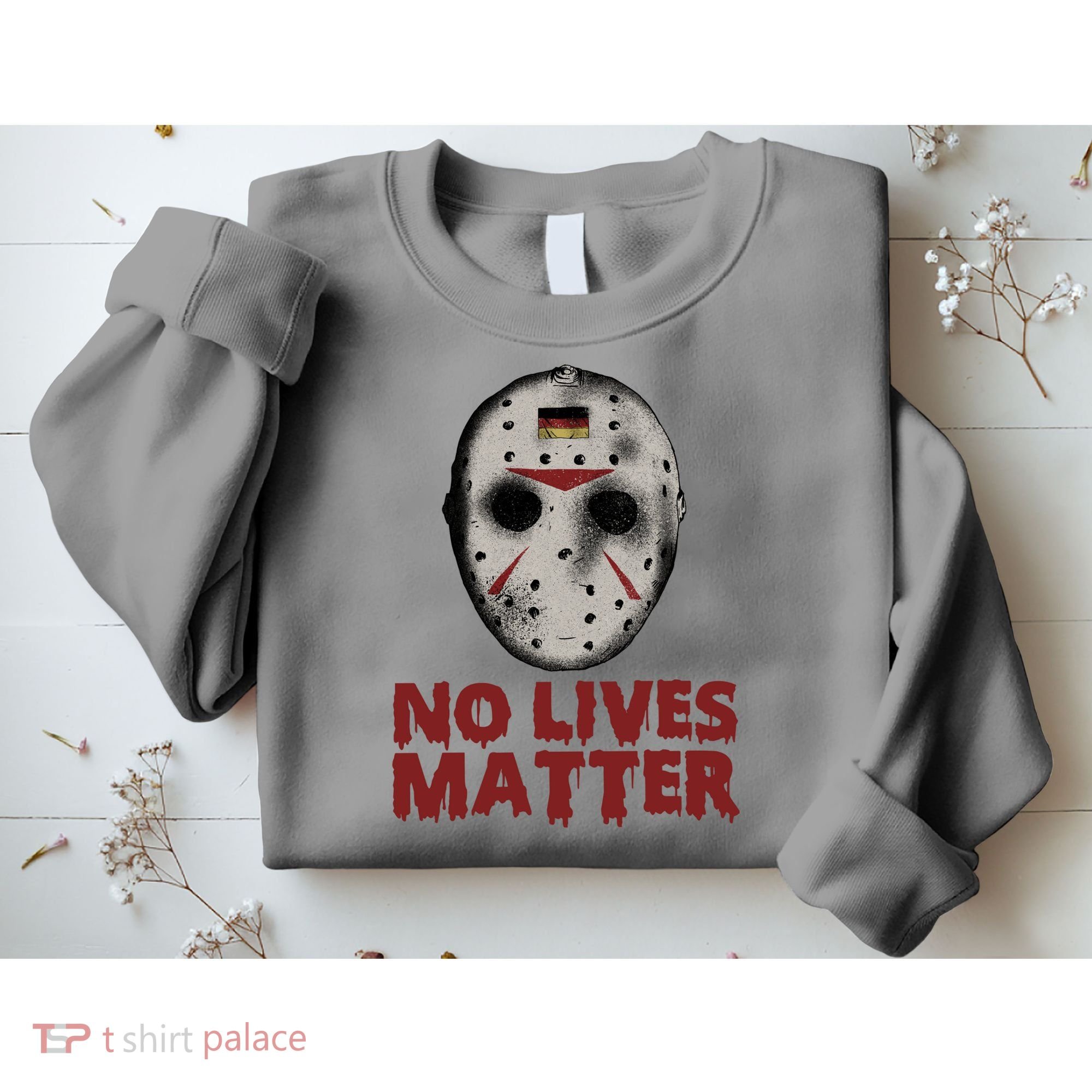 No Lives Matter Horror Halloween Jason Sweatshirt