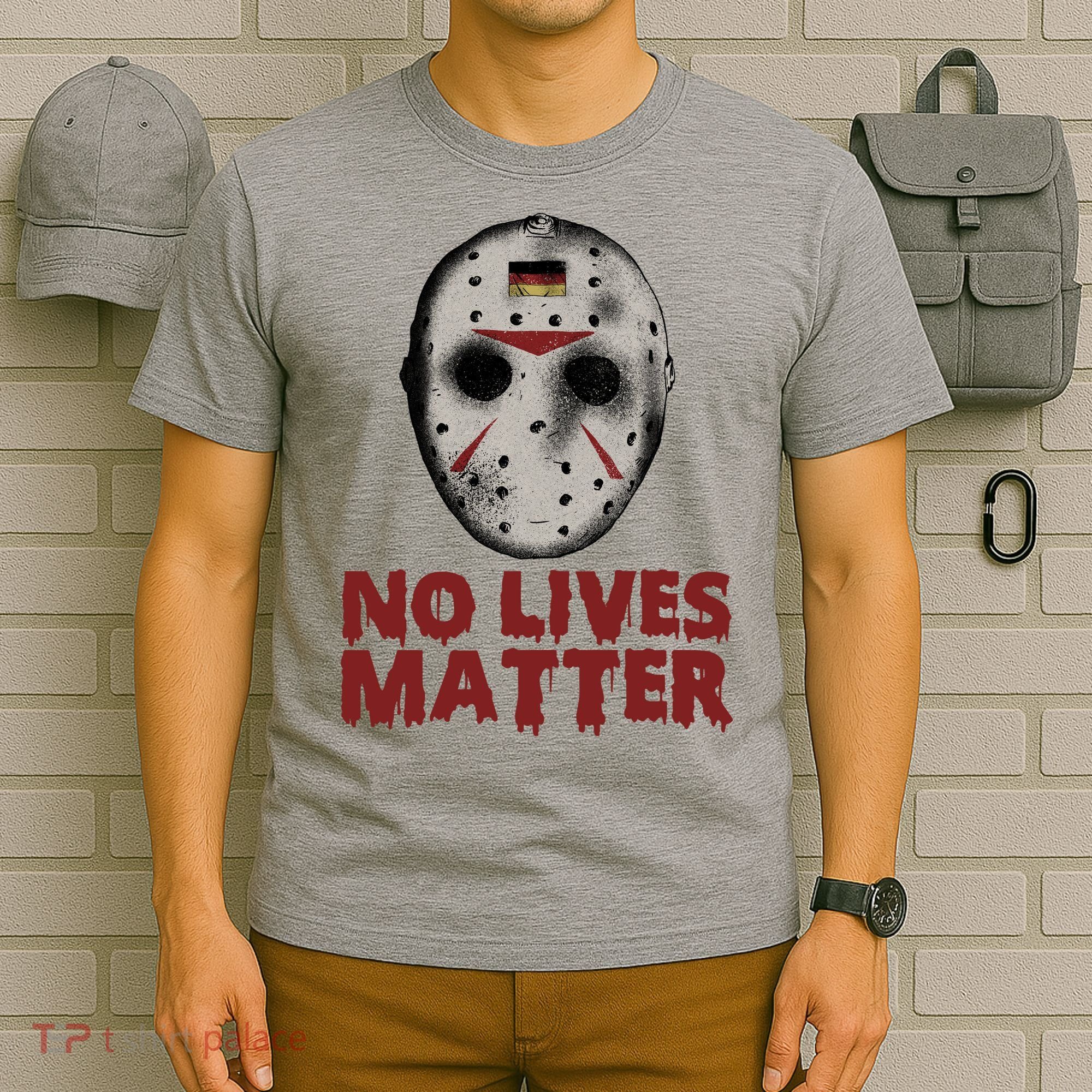 No Lives Matter Horror Halloween Jason T-Shirt
