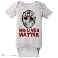 No Lives Matter Horror Halloween Jason Baby Bodysuit thumb 0