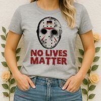 No Lives Matter Horror Halloween Jason Women's T-Shirt thumb 2