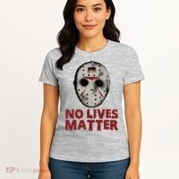 No Lives Matter Horror Halloween Jason Women's T-Shirt thumb 4