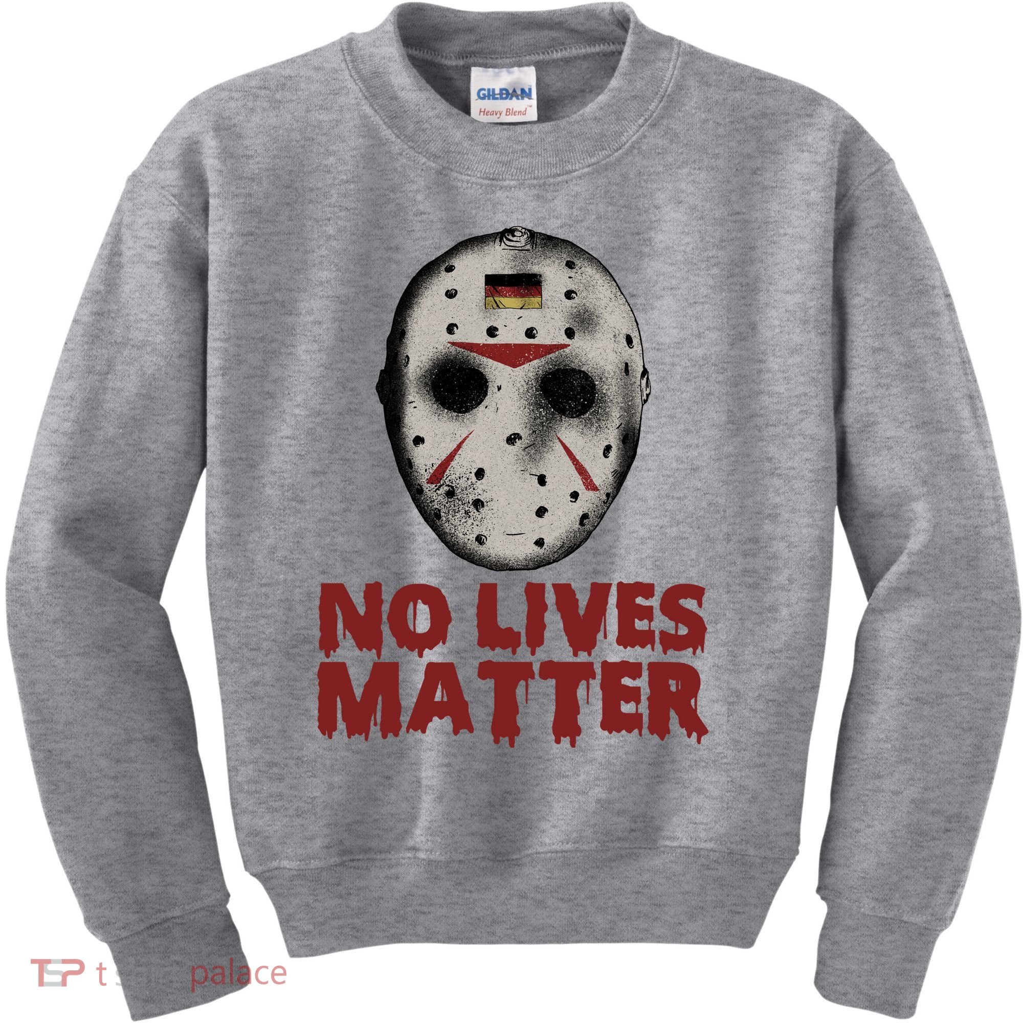 No Lives Matter Horror Halloween Jason Kids Sweatshirt