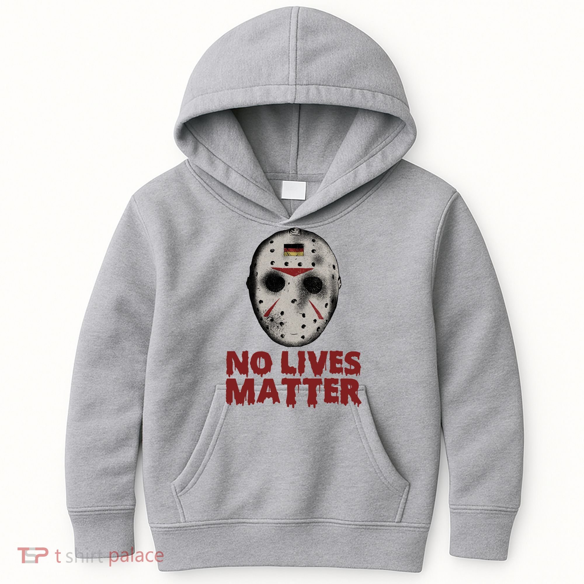 No Lives Matter Horror Halloween Jason Kids Hoodie