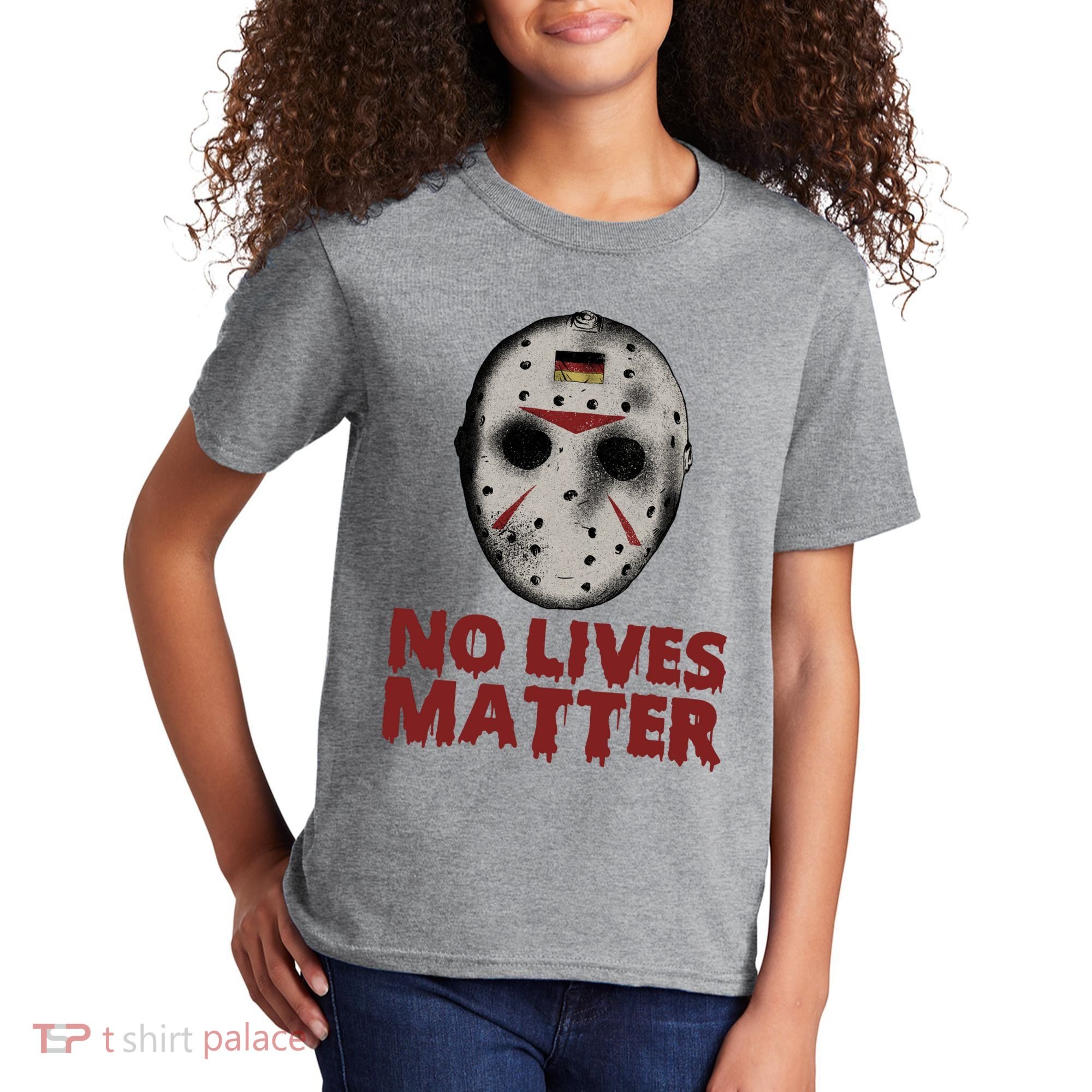 No Lives Matter Horror Halloween Jason Kids T-Shirt